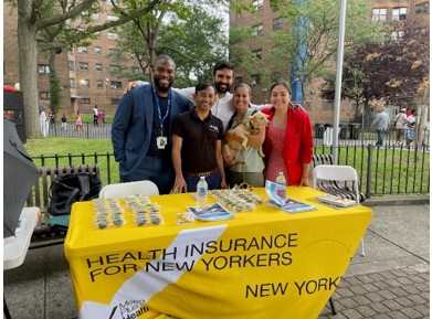 MetroPlusHealth backpack giveaway event for NYC students heading back to school.